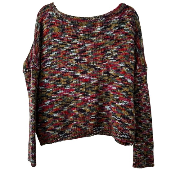 Roxy Red and Pink Crew Neck Sweater - Picture 2 of 4